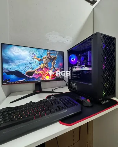 PC Gamer - Core i5 10400F + 16GB + RX580 + ENTREGA GRÁTIS + 1 ANO DE GARANTIA E EM ATÉ 12X