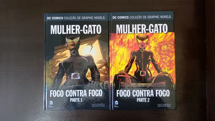 Mulher-Gato - Fogo Contra Fogo - Parte 1 e 2 (Completo) - DC Comics - HQ Eaglemoss