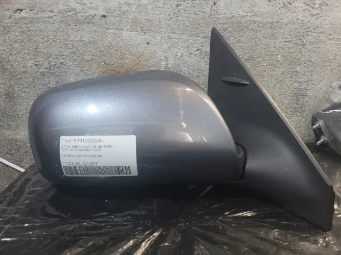 RETROVISOR TOYOTA ETIOS 2014 A 2016 DIREITO ORIGINAL 