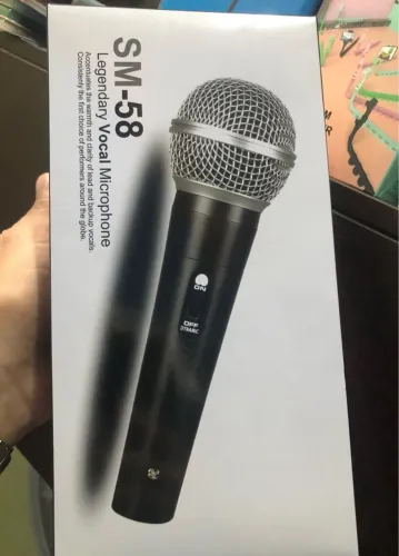 Microfone Vocal SM-58 - Qualidade Profissional!