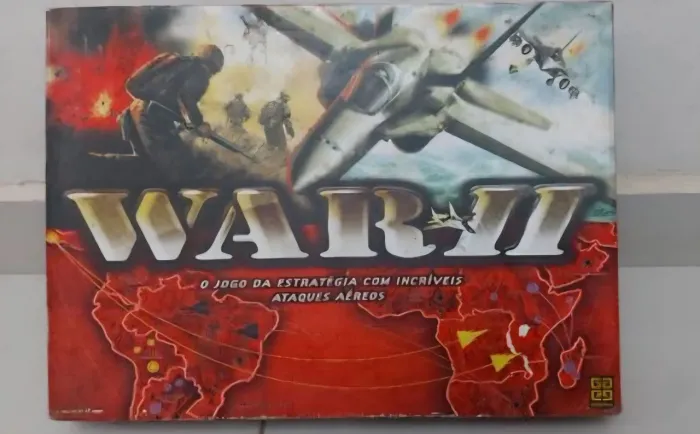 Jogo de Estratégia War II - Ataques Aéreos - completo com manual manual
