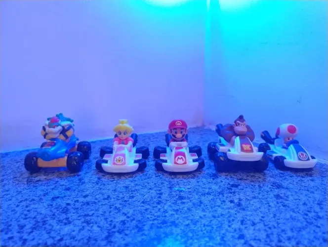 Miniaturas Mario Kart - 5 personagens