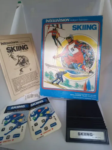 Jogo de Ski Intellivision - Cartucho Original Completo