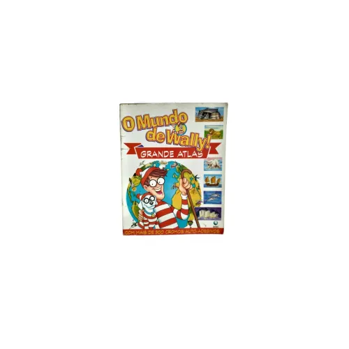 Álbum O Mundo de Wally vazio Editora Globo usado