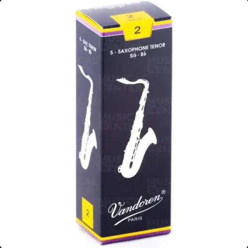 Palhetas Vandoren Tradicional - Sax Tenor 2,0 (Caixa com 5 unidades)