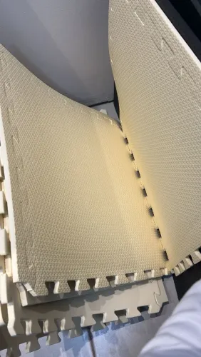 Tapete EVA Encaixável Bege - Kit com Placas