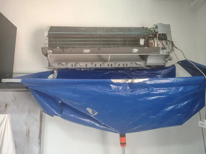 limpeza de ar-condicionado de 200 por 150Reais