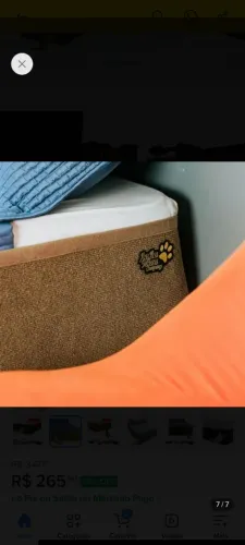 Capa protetora de cama box universal evita que seu gato estrague seu box..