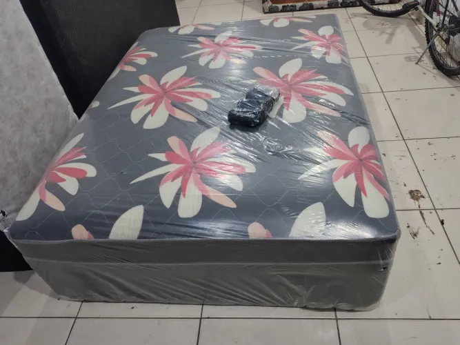 CAMA BOX CASAL DE MOLAS NOVA R$490 ENTREGA GRÁTIS 