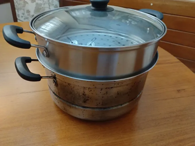 Panela a vapor inox