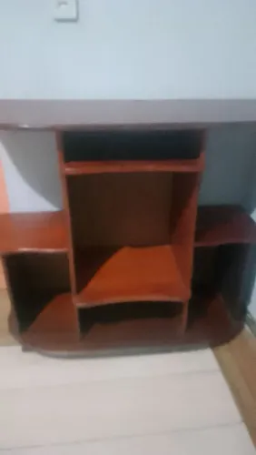 Rack para TV e Organização em Madeira