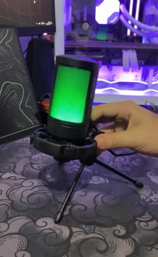 Microfone Fifine A2 para games e vídeos com alta qualidade 