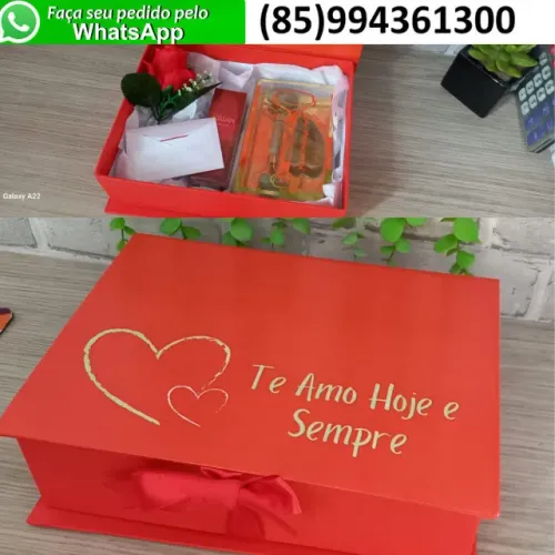 Kit Presente Dia dos Namorados Caixa Livro Perfume Natura Kit Spa Facial Jade Gua Sha Rosa