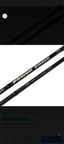 Vara de pesca pawer game 2.70 molinete