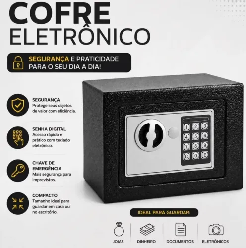 Cofre de balcão e escritório 