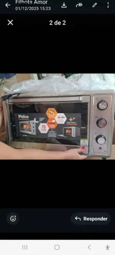 Forno elétrico 70 litros ( Philco ) 220 v