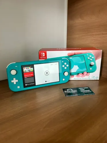 Nintendo Switch Lite Completo com Carregador original (Aceito Cartão)