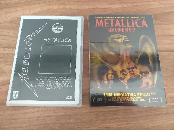 DVD Metallica - Some King Of Monster Duplo + Black Álbum