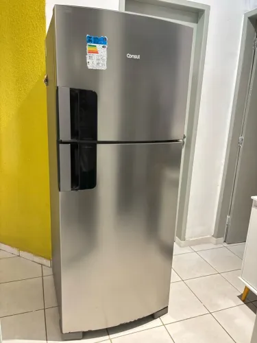 Geladeira Frost free Consul CRM50 411L Inox