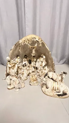Presépio de Natal em Resina