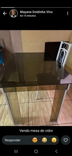 Mesa de vidro