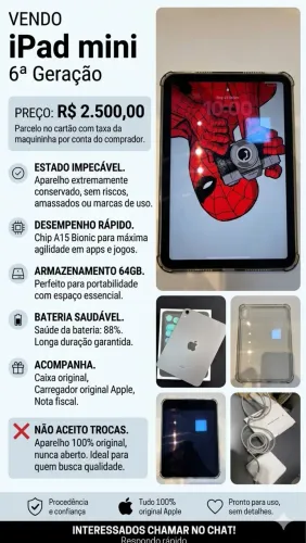 IPAD MINI 6 geração