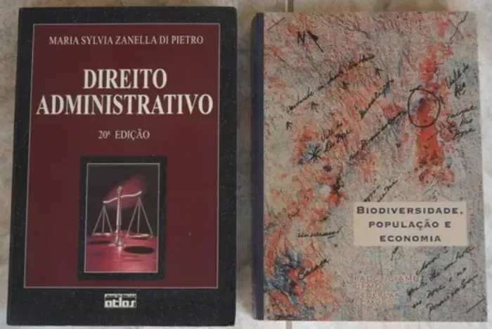 Direito Administrativo/Biodiversidade, População e Economia(pacote-2 livros)