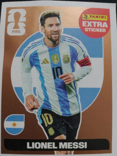 Extra Sticker Messi bronze 