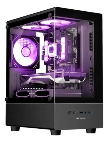 Gabinete Gamer C3Tech MT-G150BK Preto