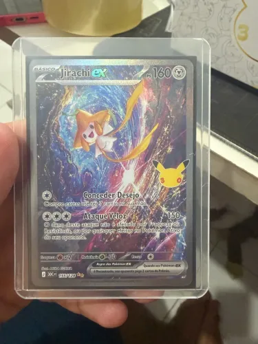 Carta Pokémon 30 anos Jirachi EX