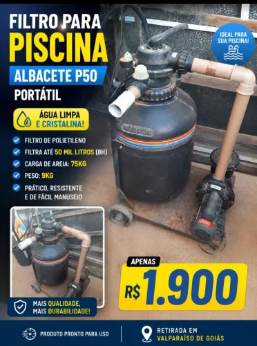 ? FILTRO PARA PISCINA ALBACETE P50 - PORTÁTIL