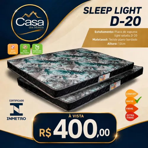 Colchão Sleep Light D20