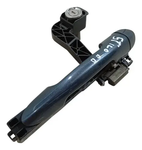 Macaneta Externa Dianteira Direita Fiat Stilo 2003 2011 Preto Dianteira