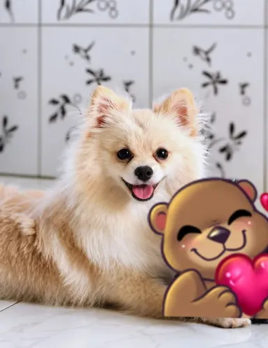 spitz alemão fêmea