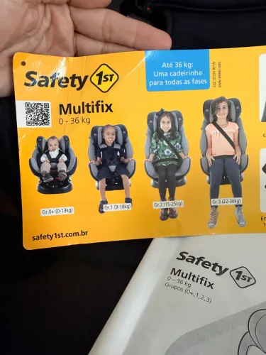 Cadeira automóvel MULTIFIX SAFETY FIRST ISOFIX 0-36kg