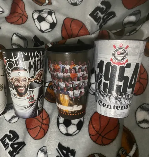 Kit 3 Copos Oficiais Corinthians (Neo química arena)
