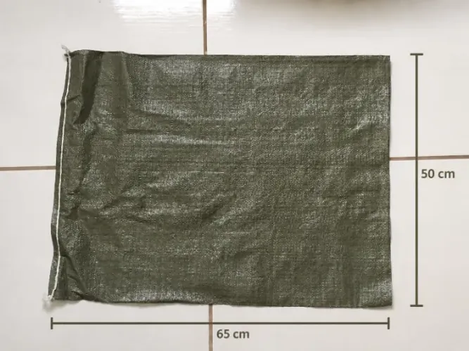Saco de Ráfia Convencional 50x65 Novo Cor Marrom - Lote Fechado