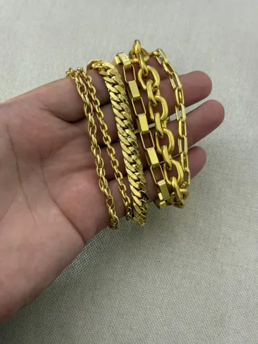 Pulseiras de banho a ouro 18k