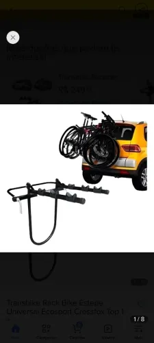 Transbike PNEU CARRO P 2 BIKES R$ 350.00