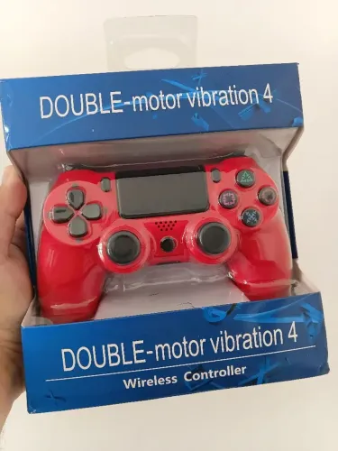 Controle Sem Fio Vermelho PS4, PC, TV - FRETE GRÁTIS