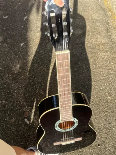Violão preto para iniciantes - Memphis AC39