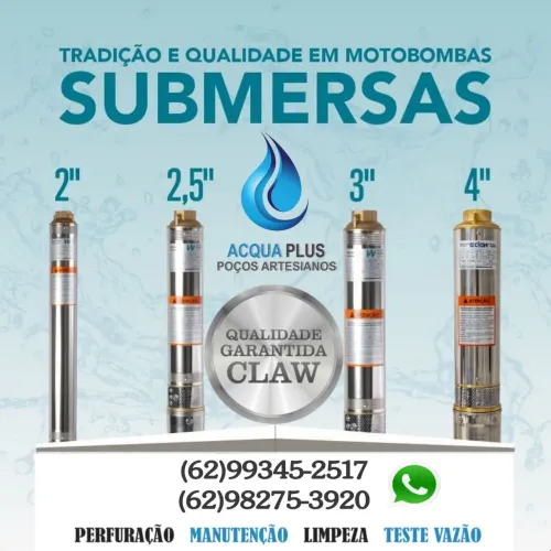 Bomba Submersa, Caneta, Palito - Para Mini Poço Artesiano