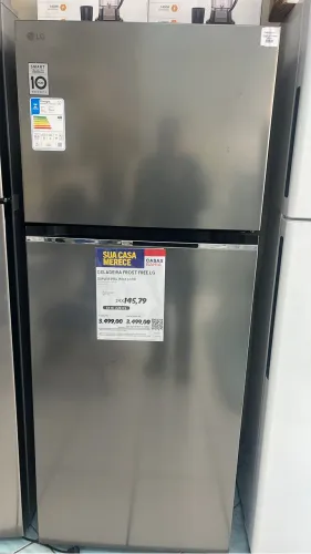 Geladeira LG 395 litros nunca usada aço escovado