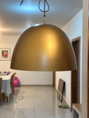 Vendo Luminária Pendente Cuba 56 cm - cor cobre