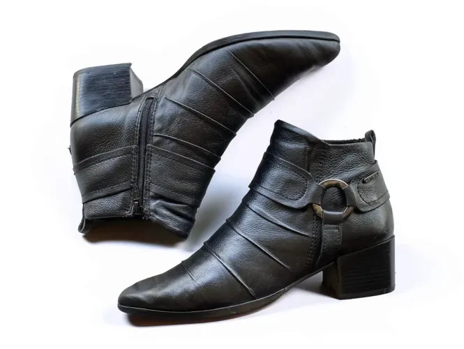 bota feminina marca bottero de couro legítimo tamanho 36