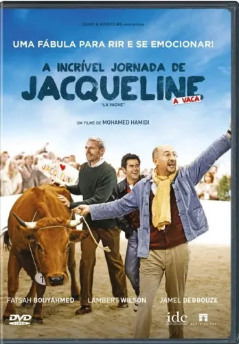 DVD: A Incrível Jornada de Jaqueline, a Vaca (La Vache) filme francês, de animal, dublado