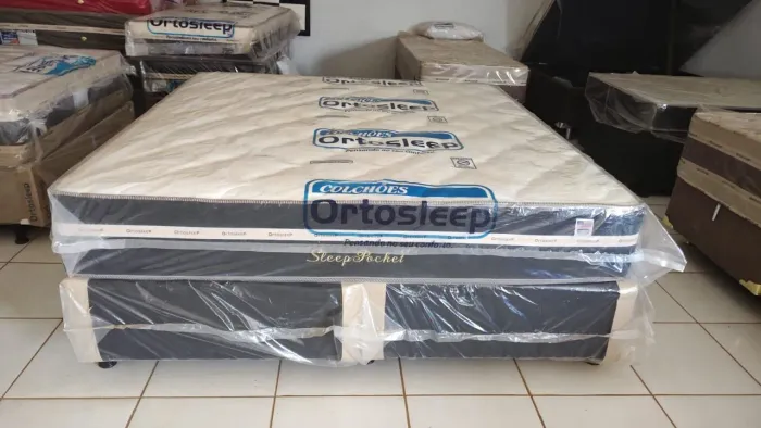 Colchão com box a pronta entrega