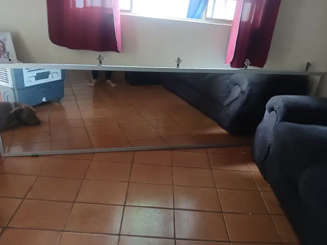 Troco espelho por maquina de lavar 12 kilos