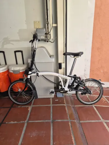 Bicicleta Dobrável Brompton M6L cambio 6 velocidades