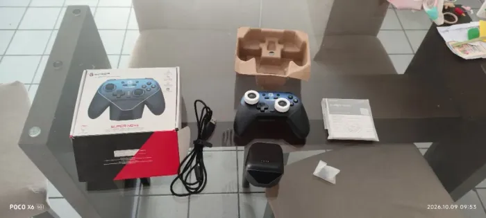 Controle GameSir Super Nova (T4n Pro) - Hall Effect / PC, Switch, iOS e Android